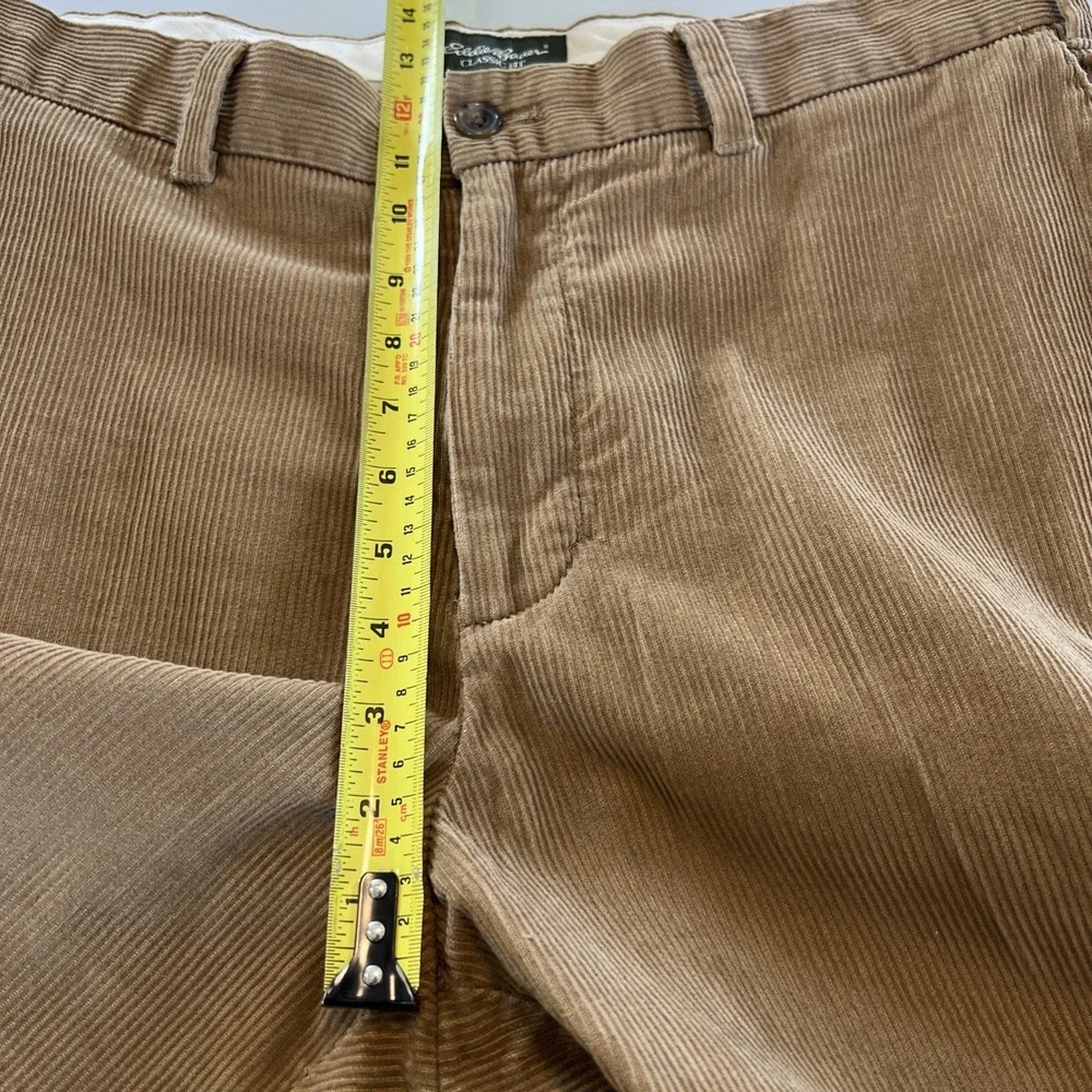 Vintage Eddie Bauer Pants Mens 36x 30 Tan Corduroy Straight Classic 90s